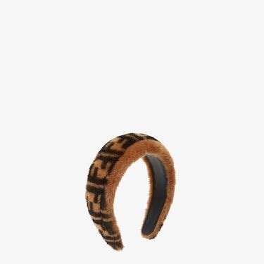 fendi shearling headband|Fendi hair accessories.